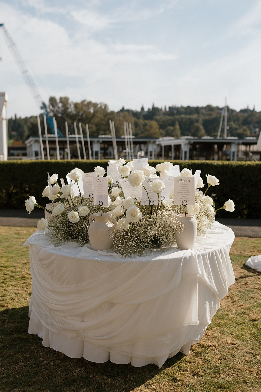 Smiling couple at a wedding in Seattle